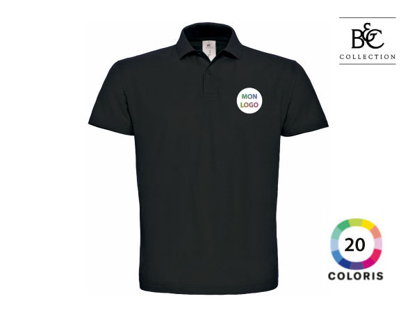 10 polos B&C ID001 personnalisés