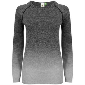 Haut manches longues dégradé Femme sans couture