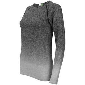 Haut manches longues dégradé Femme sans couture