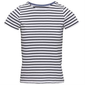 T-shirt marinière femme à manches courtes