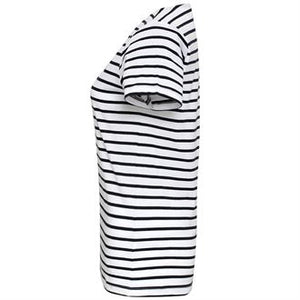T-shirt marinière femme à manches courtes