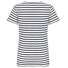 Charger l&#39;image dans la galerie, T-shirt marinière femme à manches courtes