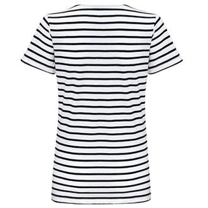 T-shirt marinière femme à manches courtes
