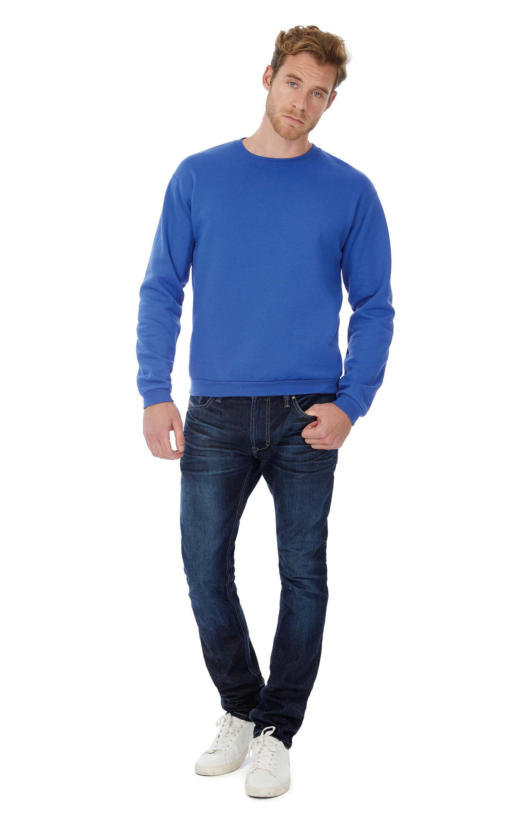 Sweat-shirt col rond unisexe ID202