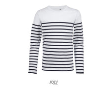 Charger l&#39;image dans la galerie, T-shirt marinière enfant Sol&#39;s Matelot LSL Kids