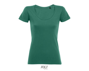 T-shirt femme col rond décolleté Sol's Metropolitan