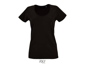 T-shirt femme col rond décolleté Sol's Metropolitan