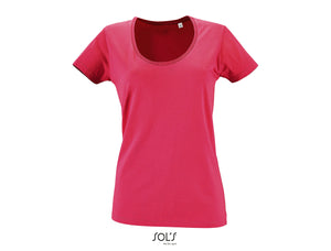 T-shirt femme col rond décolleté Sol's Metropolitan