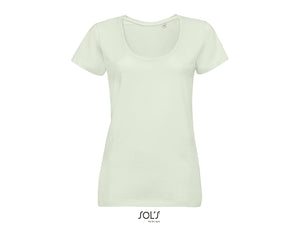 T-shirt femme col rond décolleté Sol's Metropolitan