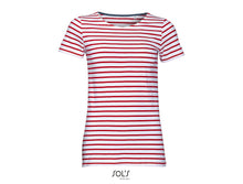 Charger l&#39;image dans la galerie, T-shirt marinière femme Sol&#39;s Miles Women