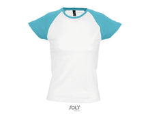 Charger l&#39;image dans la galerie, T-shirt femme raglan Sol&#39;s Milky