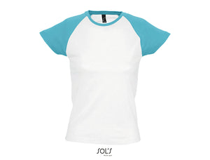 T-shirt femme raglan Sol's Milky