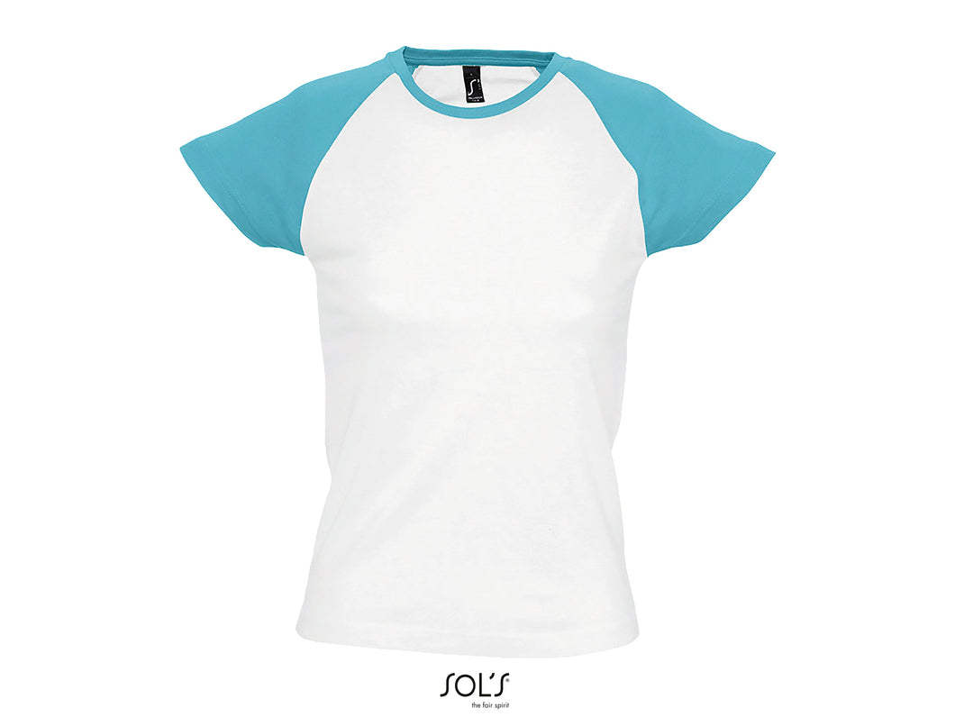 T-shirt femme raglan Sol's Milky