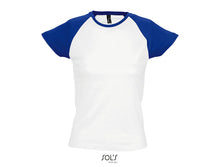 Charger l&#39;image dans la galerie, T-shirt femme raglan Sol&#39;s Milky