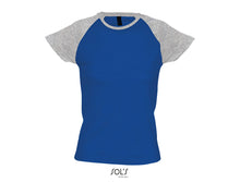Charger l&#39;image dans la galerie, T-shirt femme raglan Sol&#39;s Milky