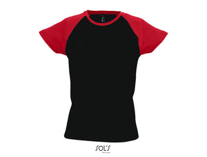 T-shirt femme raglan Sol's Milky