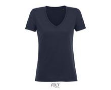 Charger l&#39;image dans la galerie, T-shirt femme fluide col V Sol&#39;s Motion