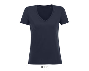 T-shirt femme fluide col V Sol's Motion