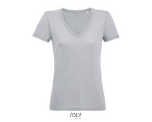 Charger l&#39;image dans la galerie, T-shirt femme fluide col V Sol&#39;s Motion