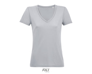 T-shirt femme fluide col V Sol's Motion