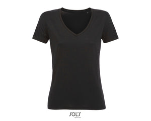 T-shirt femme fluide col V Sol's Motion