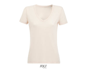 T-shirt femme fluide col V Sol's Motion
