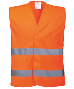 Gilet de haute visibilité à deux bandes (C474) EN ISO 20471 CLASSE 2