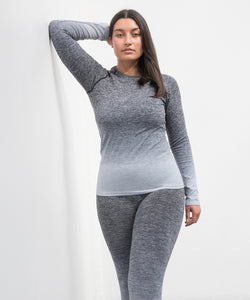 Haut manches longues dégradé Femme sans couture